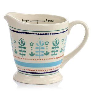 Gipson Home One Quart Stoneware Measuring Cup, Stylish Rustic